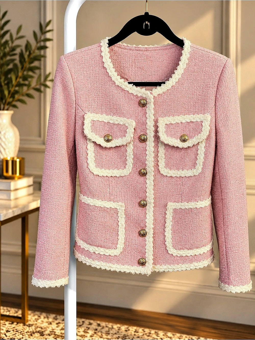 Vintage pink cardigan